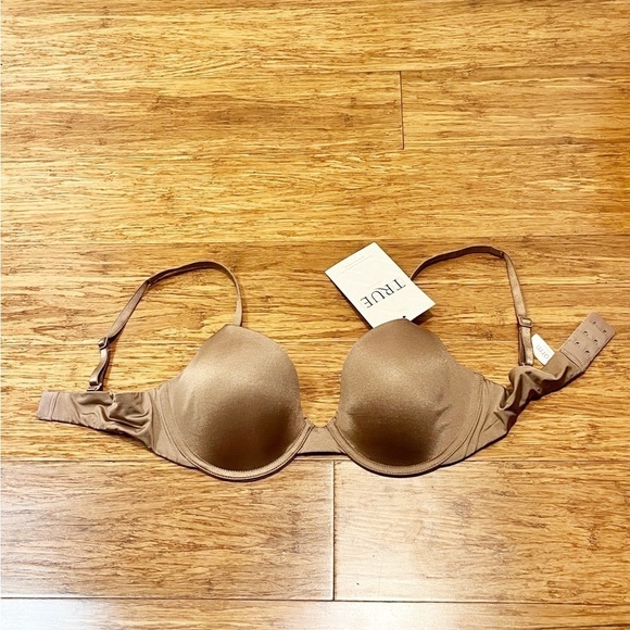 NWT! Uniform by Nikki Dekker True & Co Contour Demi Bra in Latte. Size 32C - Picture 4 of 9